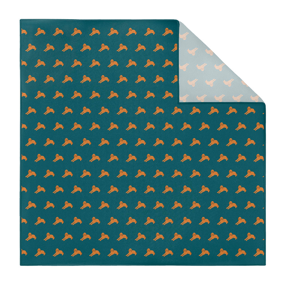 Goldendoodle Pocket Square - Printed - Knotty Tie Co.