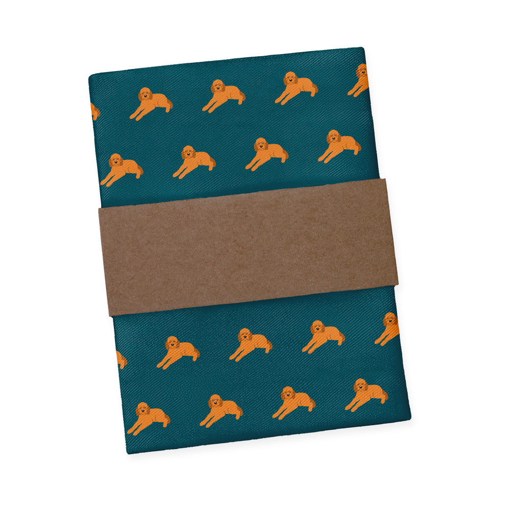 Goldendoodle Pocket Square - Packaging - Knotty Tie Co.