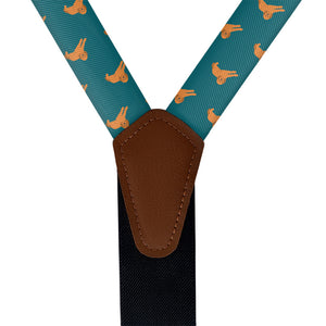 Goldendoodle Suspenders - Vegan Leather Y-Back - Knotty Tie Co.