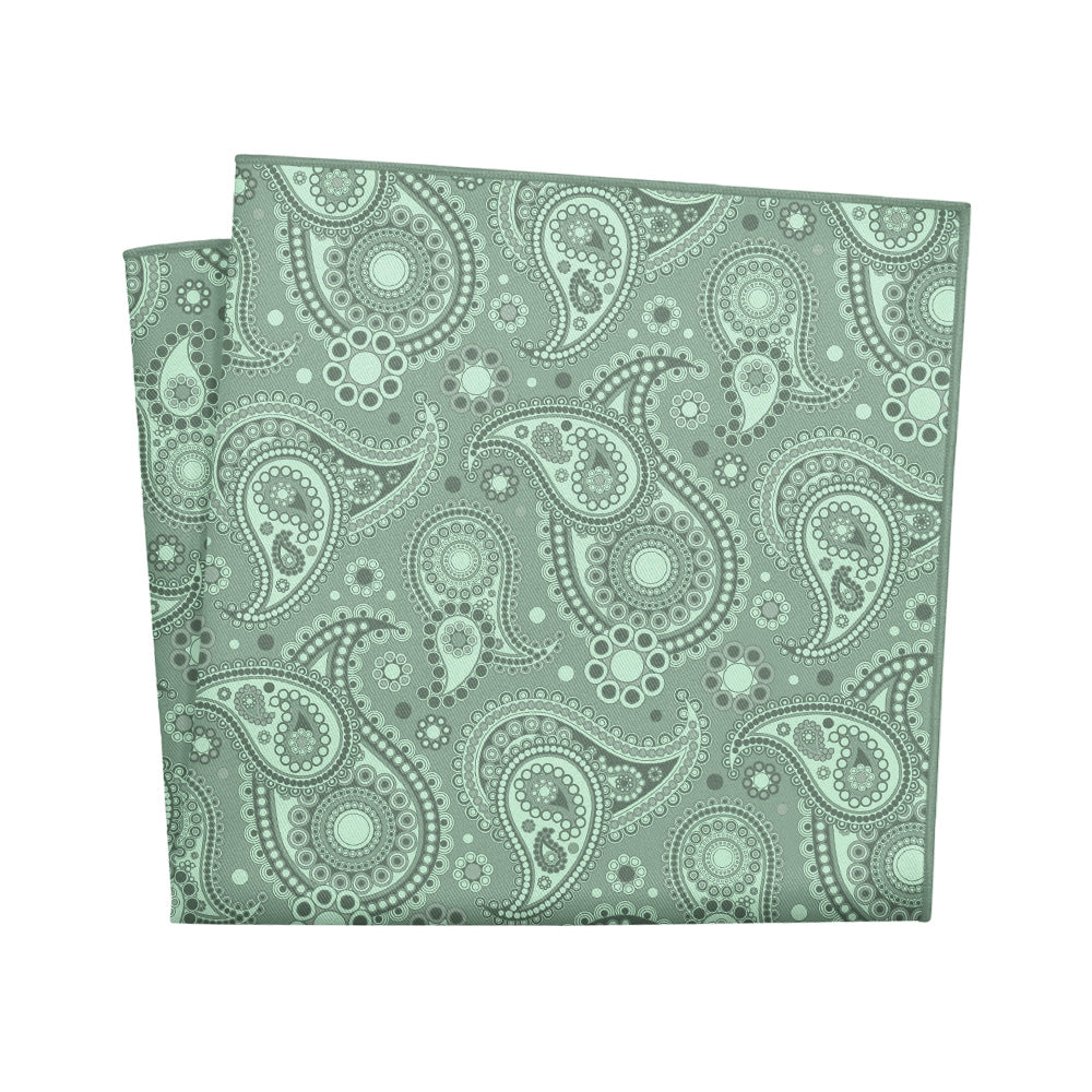 Goldie Paisley Pocket Square - 12" Square - Knotty Tie Co.