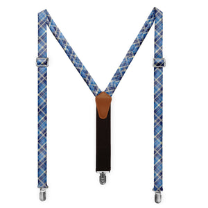 Gone Plaid Suspenders - Full Front View - Knotty Tie Co.