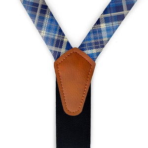 Gone Plaid Suspenders - Hardware and Strap - Knotty Tie Co.