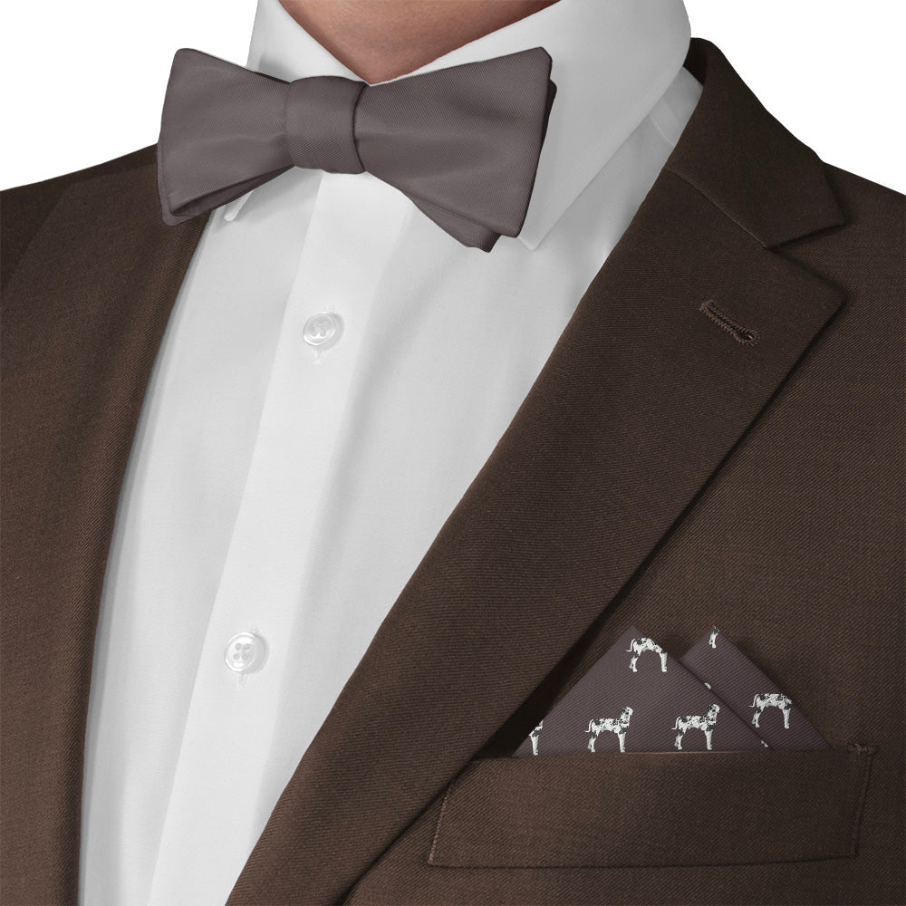 Great Dane Pocket Square - Matching Bow Tie - Knotty Tie Co.