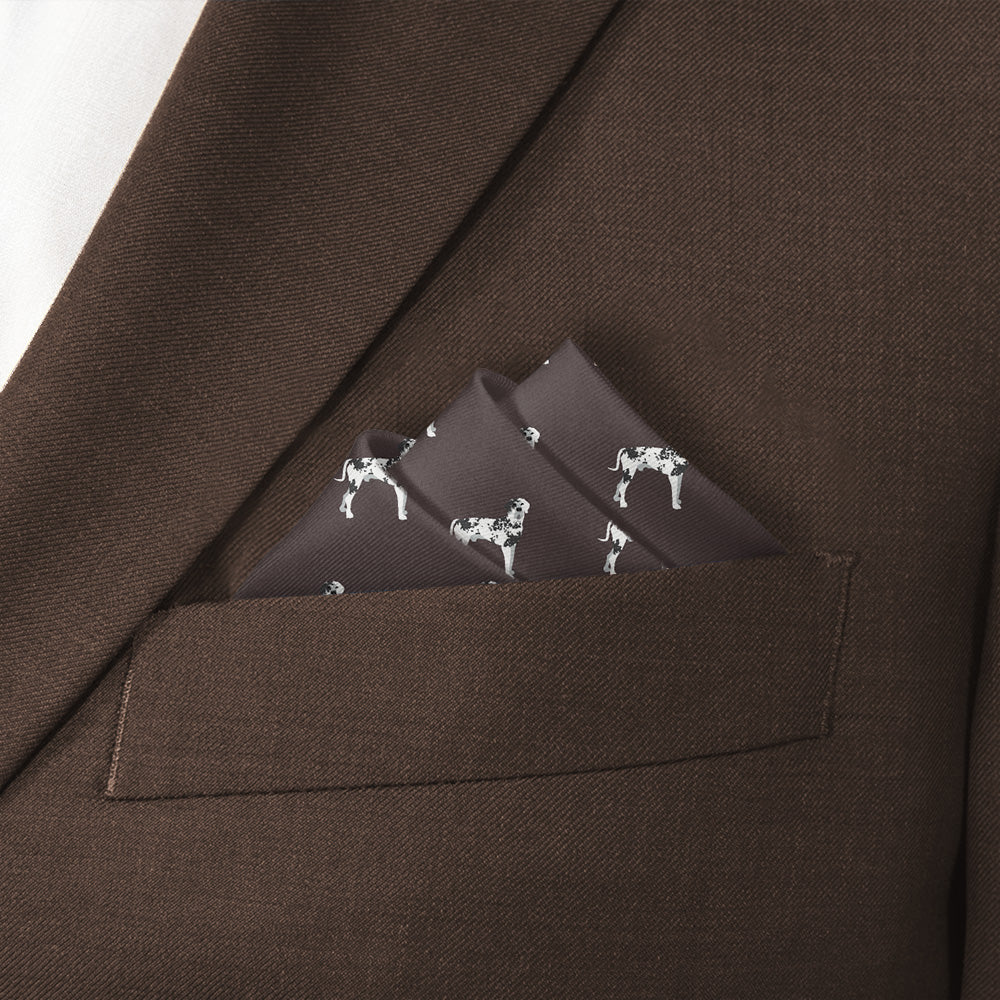 Great Dane Pocket Square - Stairs Fold - Knotty Tie Co.