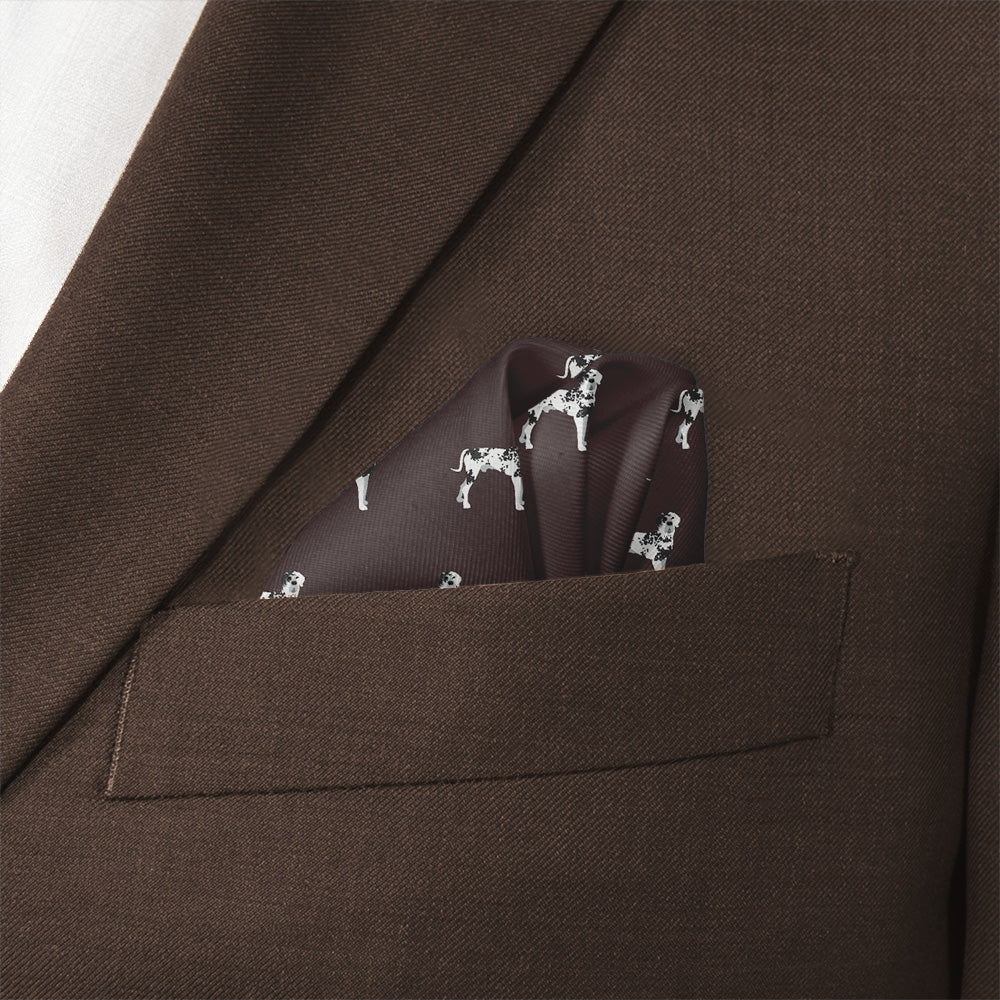 Great Dane Pocket Square - Wave Fold - Knotty Tie Co.