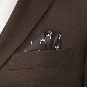 Great Dane Pocket Square - Wave Fold - Knotty Tie Co.