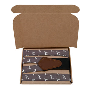 Great Dane Suspenders - Kraft Gift Box Packaging - Knotty Tie Co.