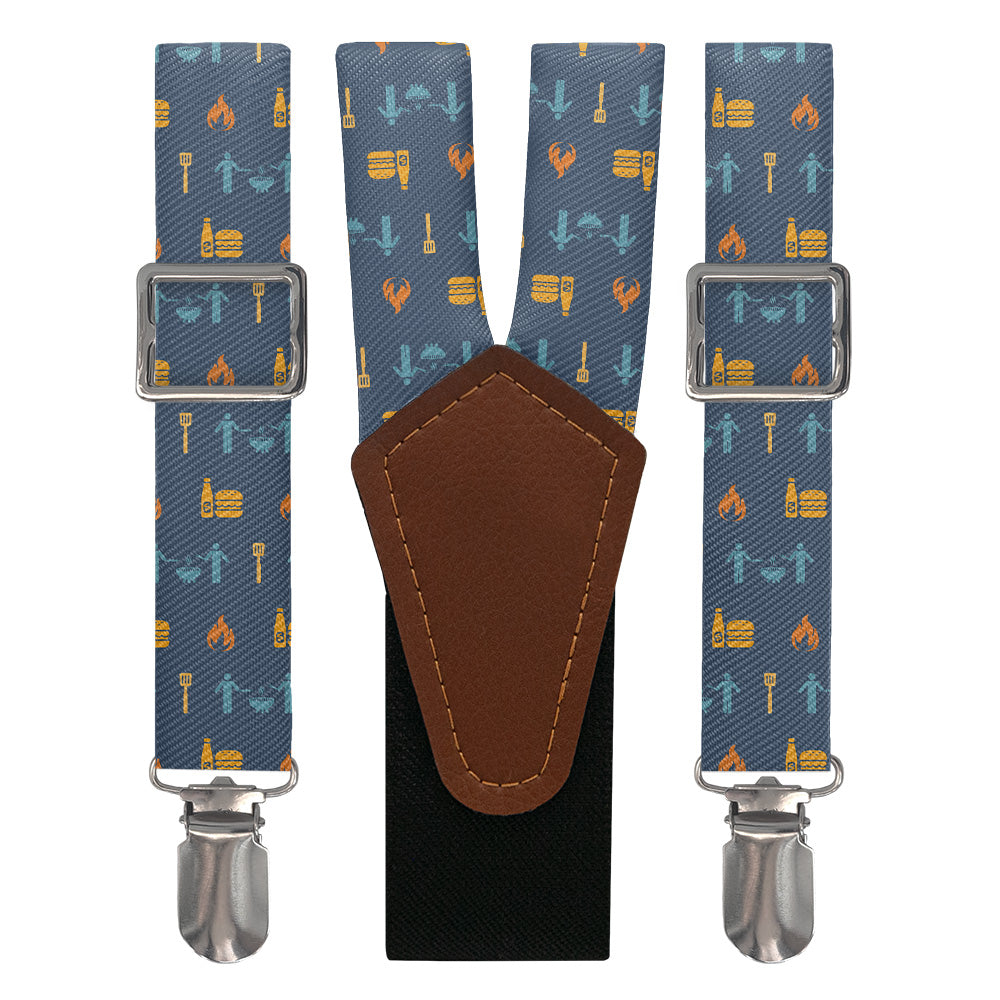 Grilling With Friends Suspenders - Main View - Knotty Tie Co.