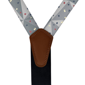 Grip Suspenders - Vegan Leather Y-Back - Knotty Tie Co.