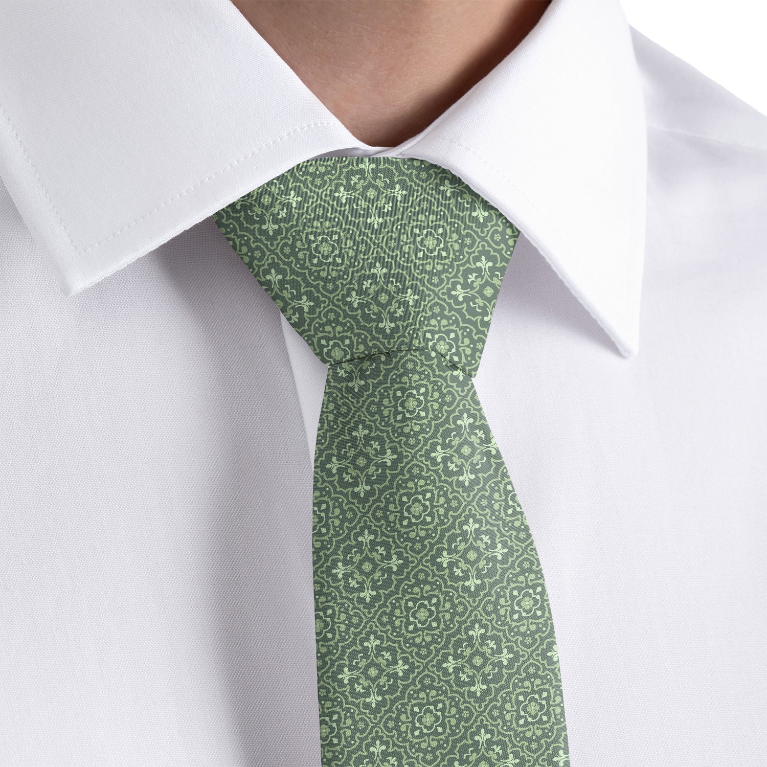Guilded Medallion Necktie - Rolled - Knotty Tie Co.