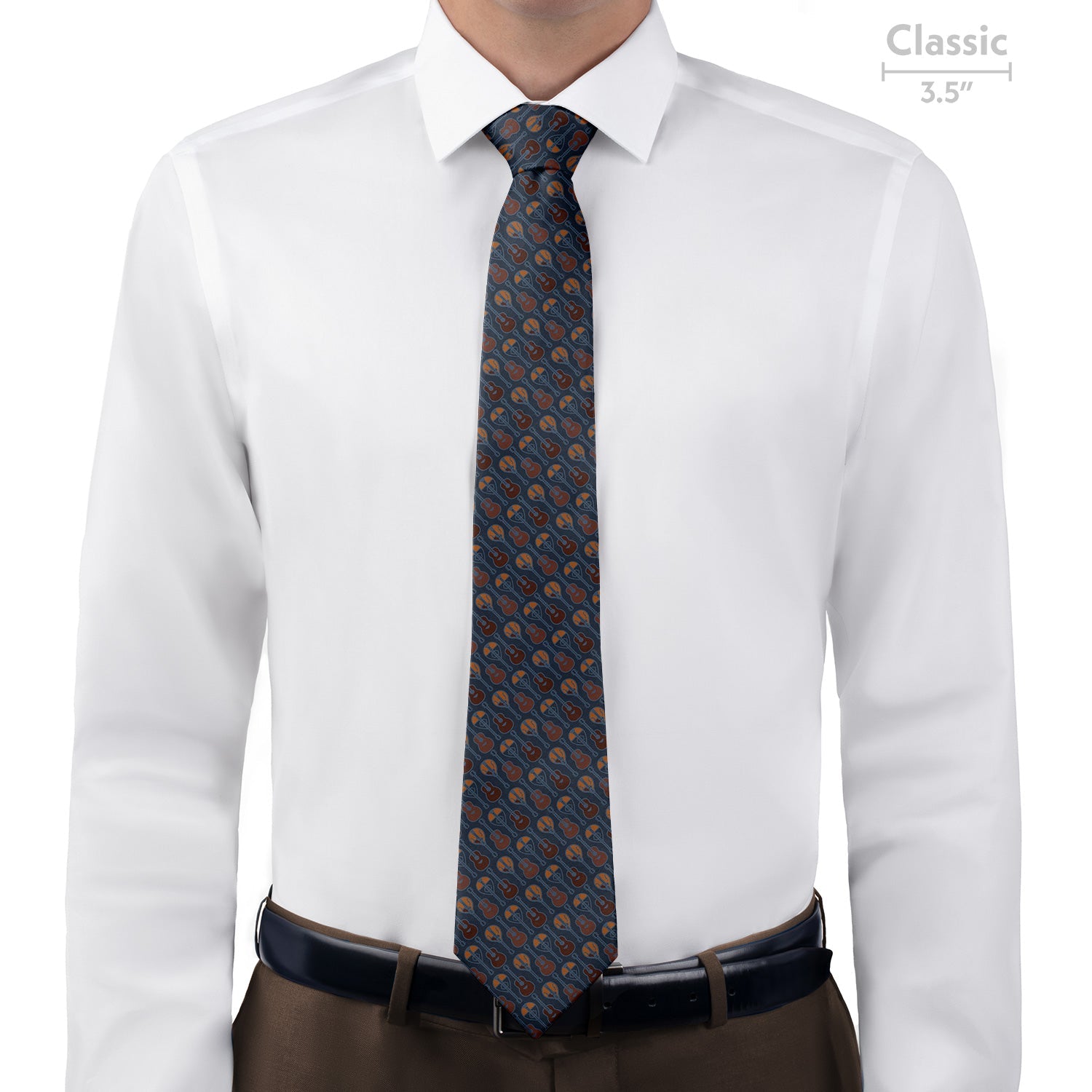 Guitars Necktie - Classic - Knotty Tie Co.