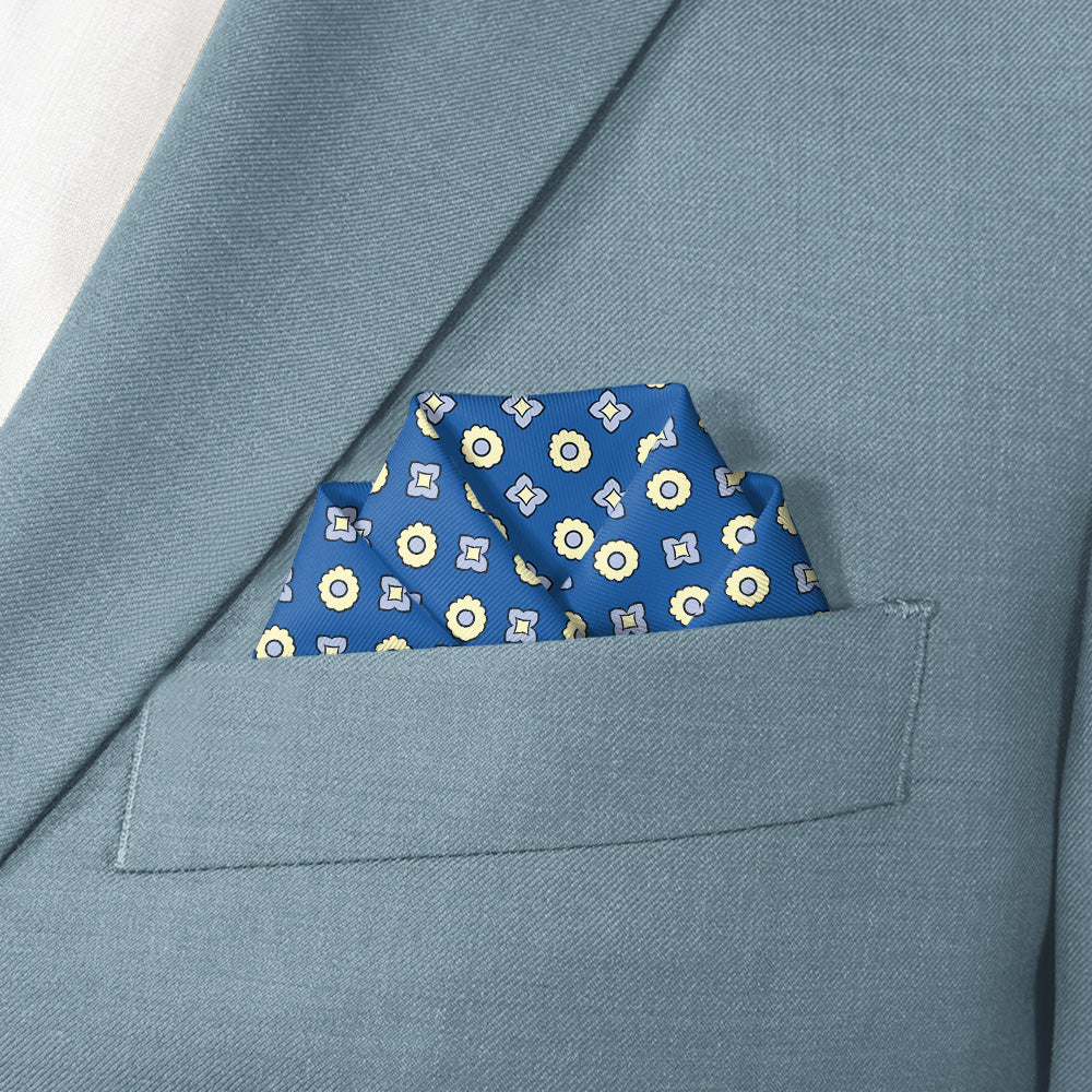 Hamling Pocket Square - Scalloped Fold - Knotty Tie Co.