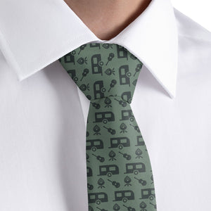 Happy Camper Necktie - Dress Shirt - Knotty Tie Co.