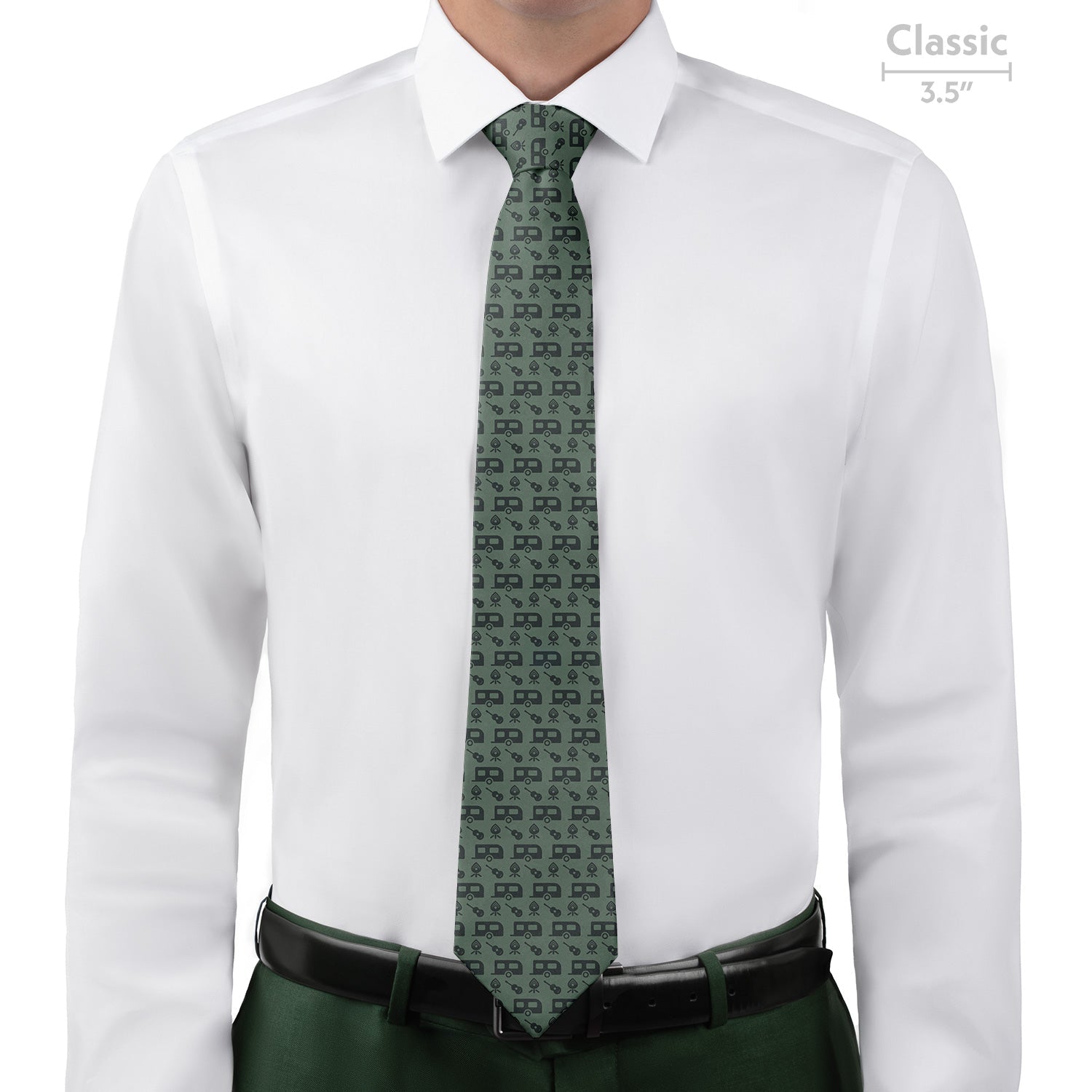 Happy Camper Necktie - Classic - Knotty Tie Co.