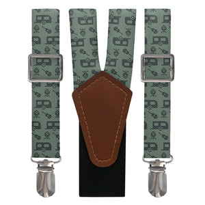 Happy Camper Suspenders - Main View - Knotty Tie Co.