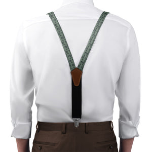 Happy Camper Suspenders - On Model Front View - Knotty Tie Co.