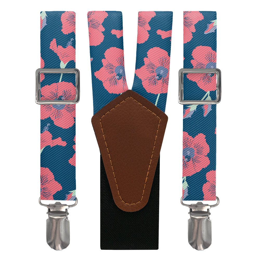 Happy Hibiscus Suspenders - Main View - Knotty Tie Co.