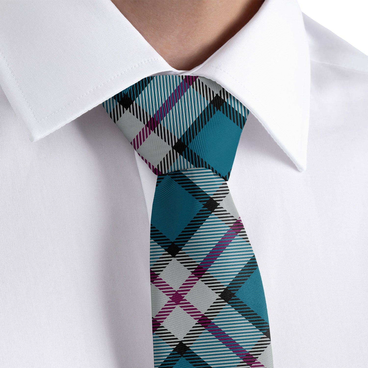 Harrison Plaid Necktie - Dress Shirt - Knotty Tie Co.