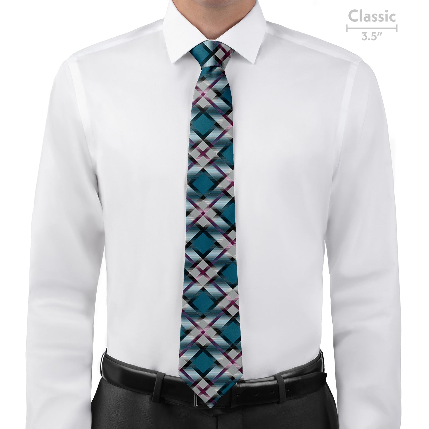 Harrison Plaid Necktie - Classic - Knotty Tie Co.