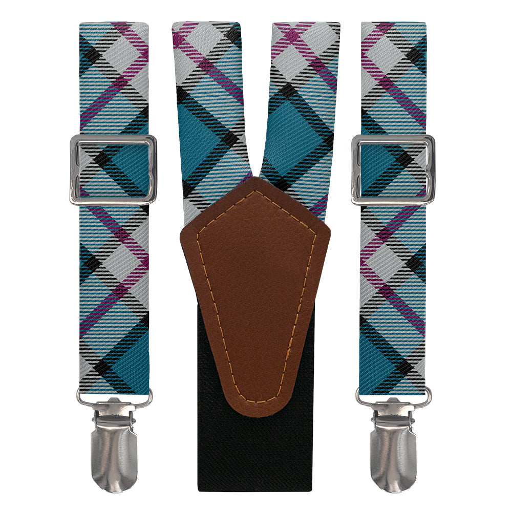 Harrison Plaid Suspenders - Main View - Knotty Tie Co.