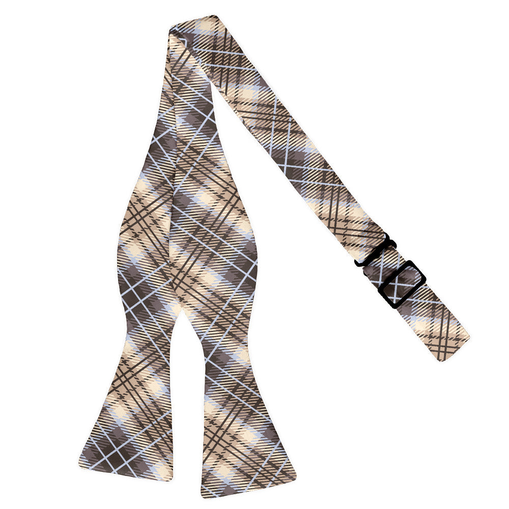 Hartman Plaid Bow Tie - Adult Extra-Long Self-Tie 18-21" - Knotty Tie Co.