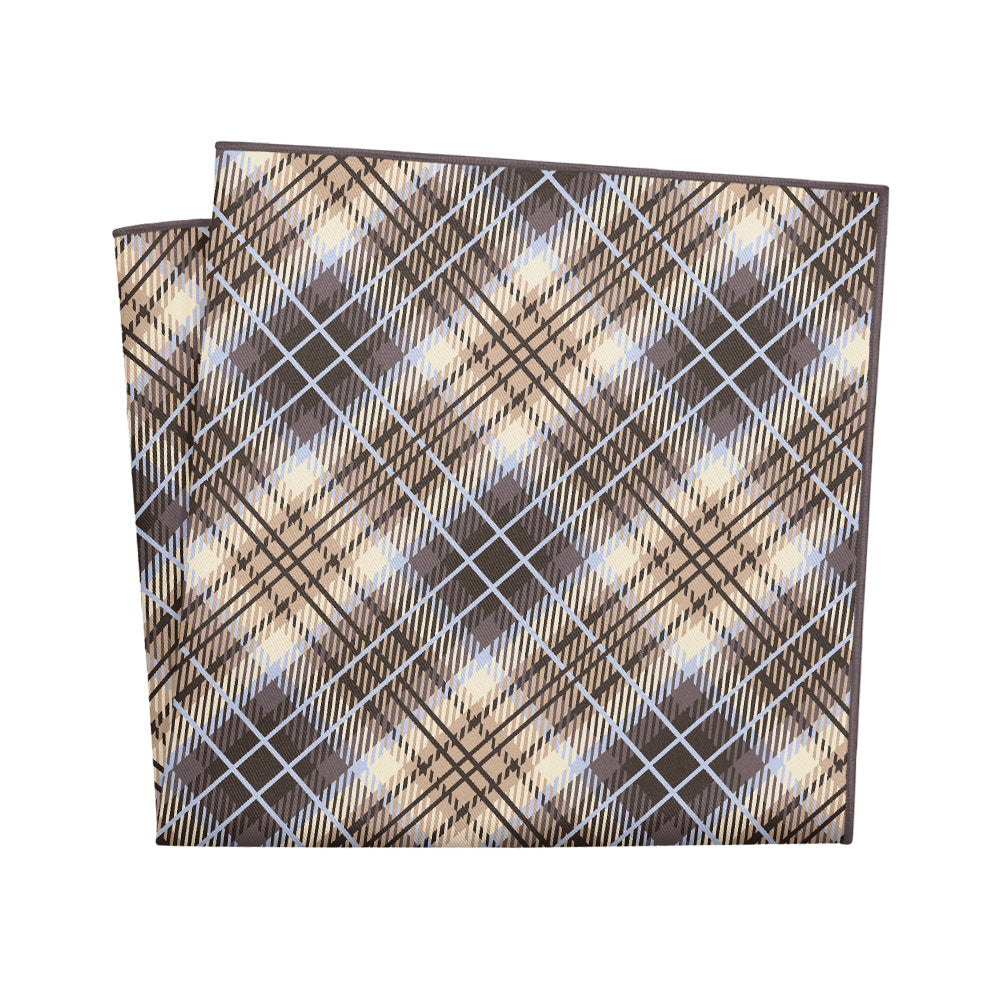 Hartman Plaid Pocket Square - 12" Square - Knotty Tie Co.