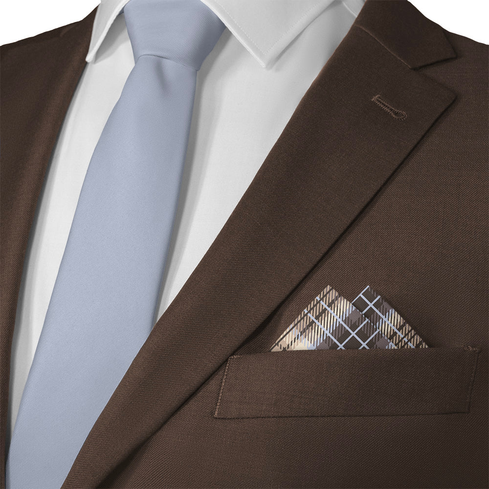 Hartman Plaid Pocket Square - 12" Square - Knotty Tie Co.