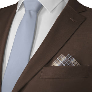 Hartman Plaid Pocket Square - Matching Necktie- Knotty Tie Co.