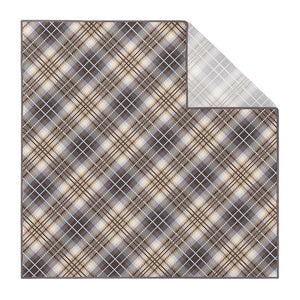 Hartman Plaid Pocket Square - Printed - Knotty Tie Co.