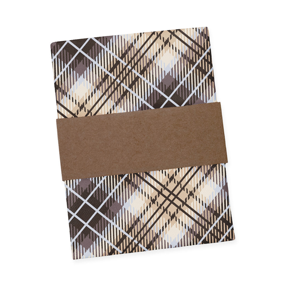 Hartman Plaid Pocket Square - Packaging - Knotty Tie Co.