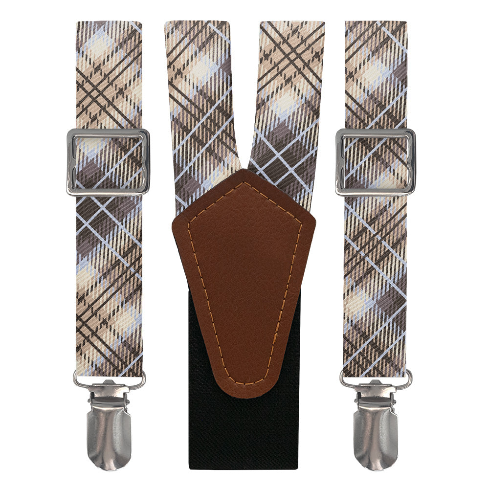 Hartman Plaid Suspenders - Main View - Knotty Tie Co.