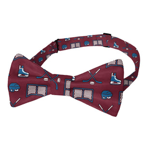 Hat Trick Hockey Bow Tie 3 Pretied - Knotty Tie Co.