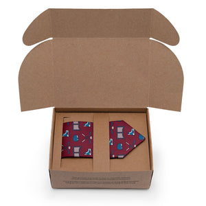 Hat Trick Hockey Necktie 9 Packaging - Knotty Tie Co.