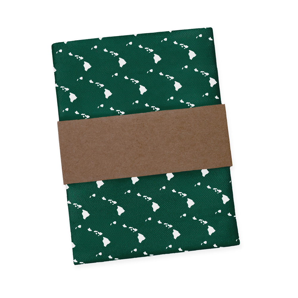 Hawaii State Outline Pocket Square - Packaging - Knotty Tie Co.