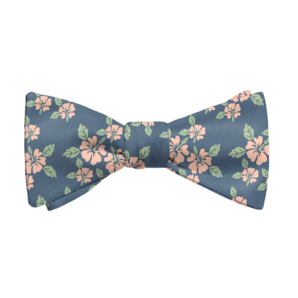 Hawaiian Floral Bow Tie - Adult Standard Self-Tie 14-18" - Knotty Tie Co.