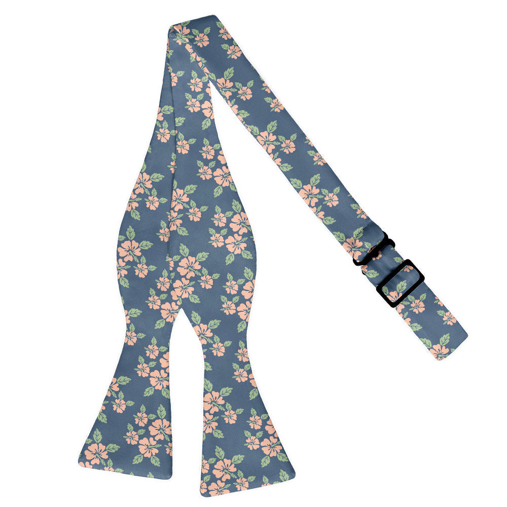 Hawaiian Floral Bow Tie - Adult Extra-Long Self-Tie 18-21" - Knotty Tie Co.