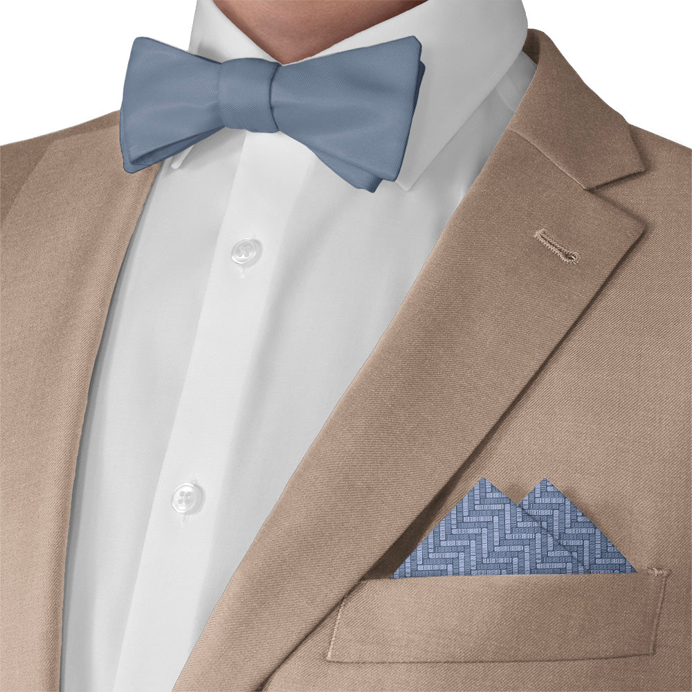 Herring Pocket Square - Matching Bow Tie - Knotty Tie Co.