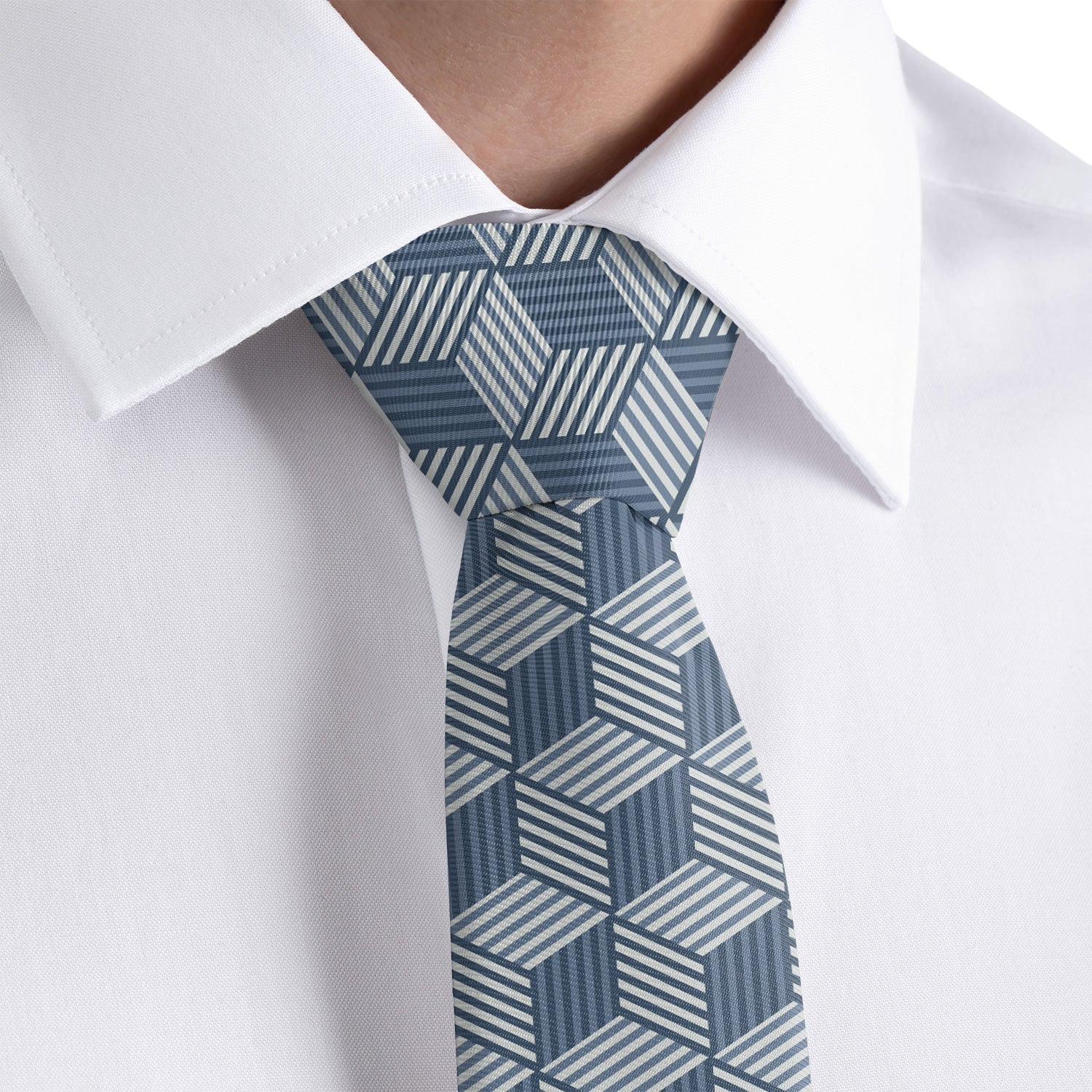 Hexagon Wild Necktie - Dress Shirt - Knotty Tie Co.