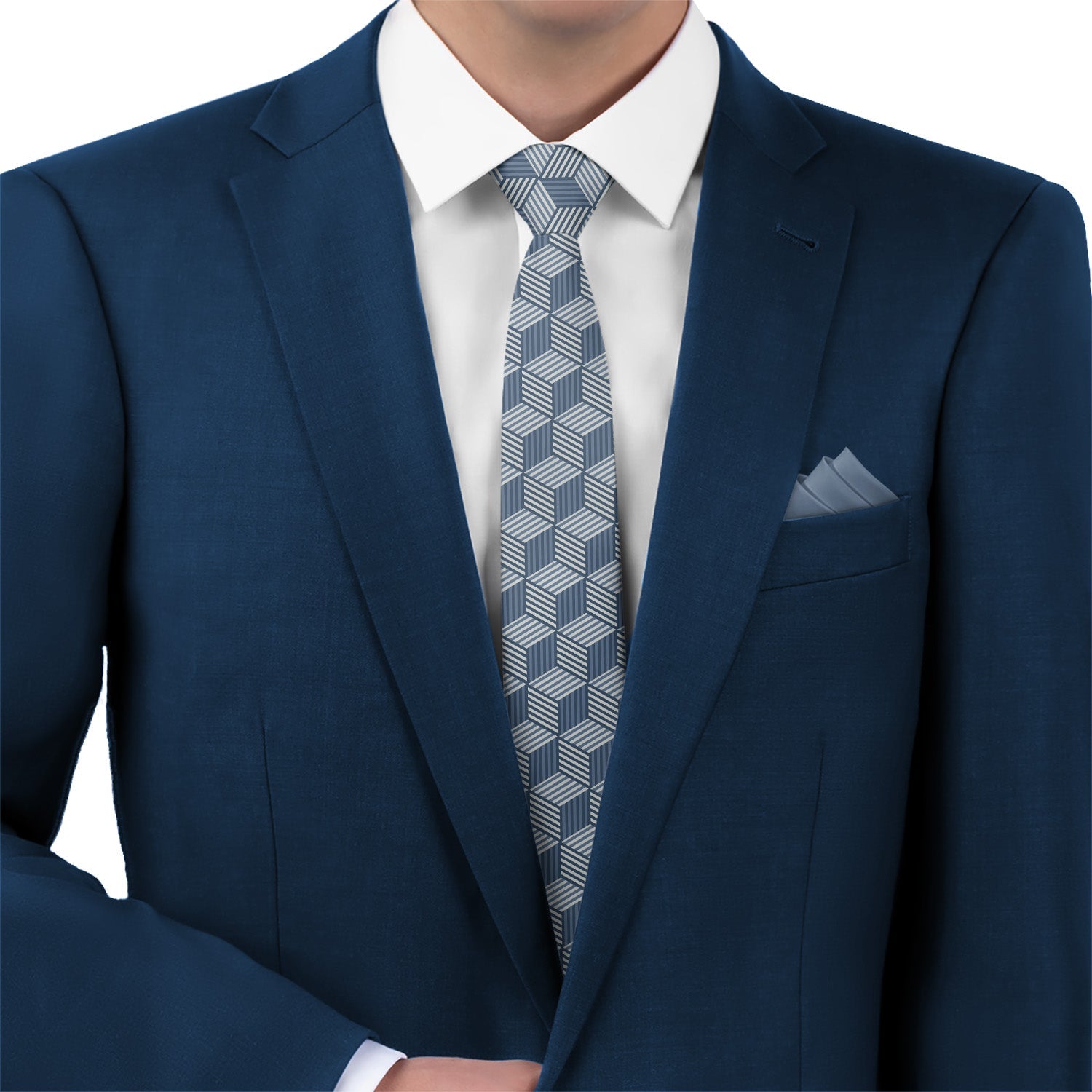 Hexagon Wild Necktie -  -  - Knotty Tie Co.