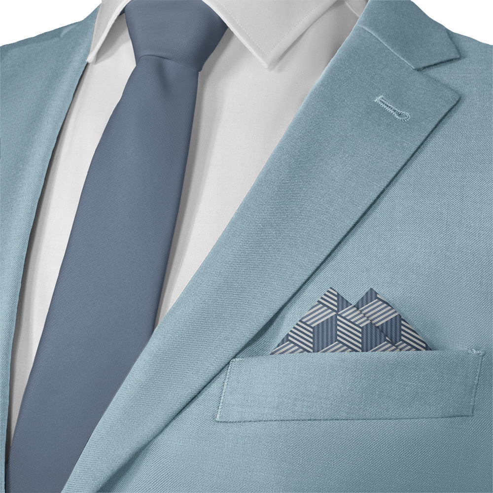 Hexagon Wild Pocket Square - 12" Square - Knotty Tie Co.