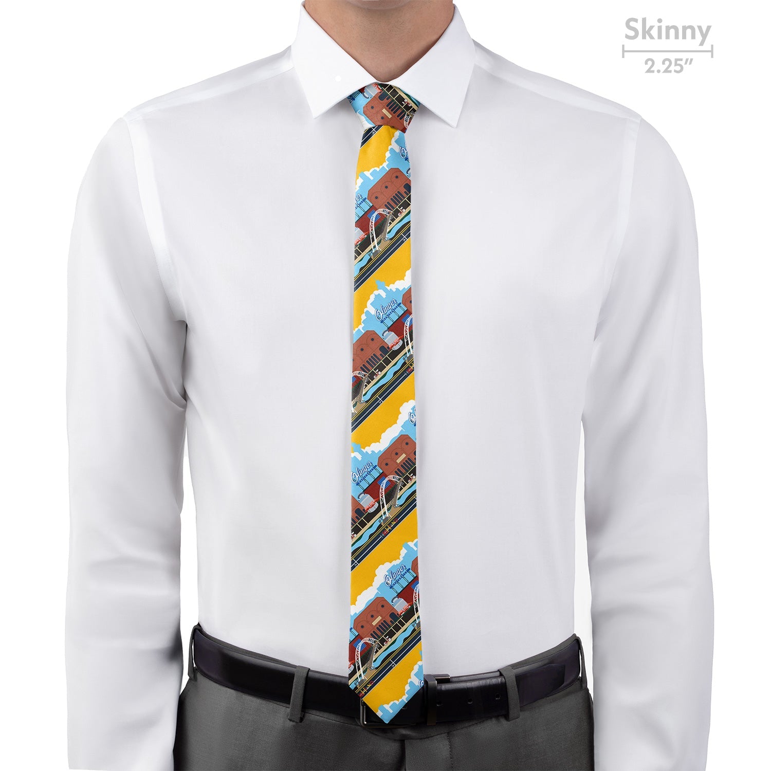 Highland Stripe Necktie - Skinny - Knotty Tie Co.