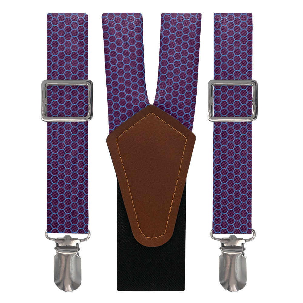 Hive Geometric Suspenders - Main View - Knotty Tie Co.