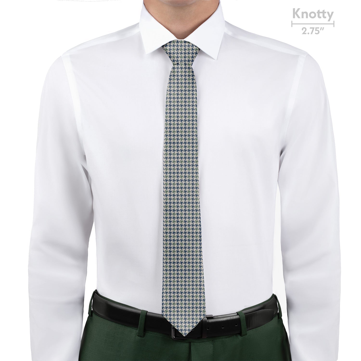 Houndstooth Necktie - Knotty - Knotty Tie Co.