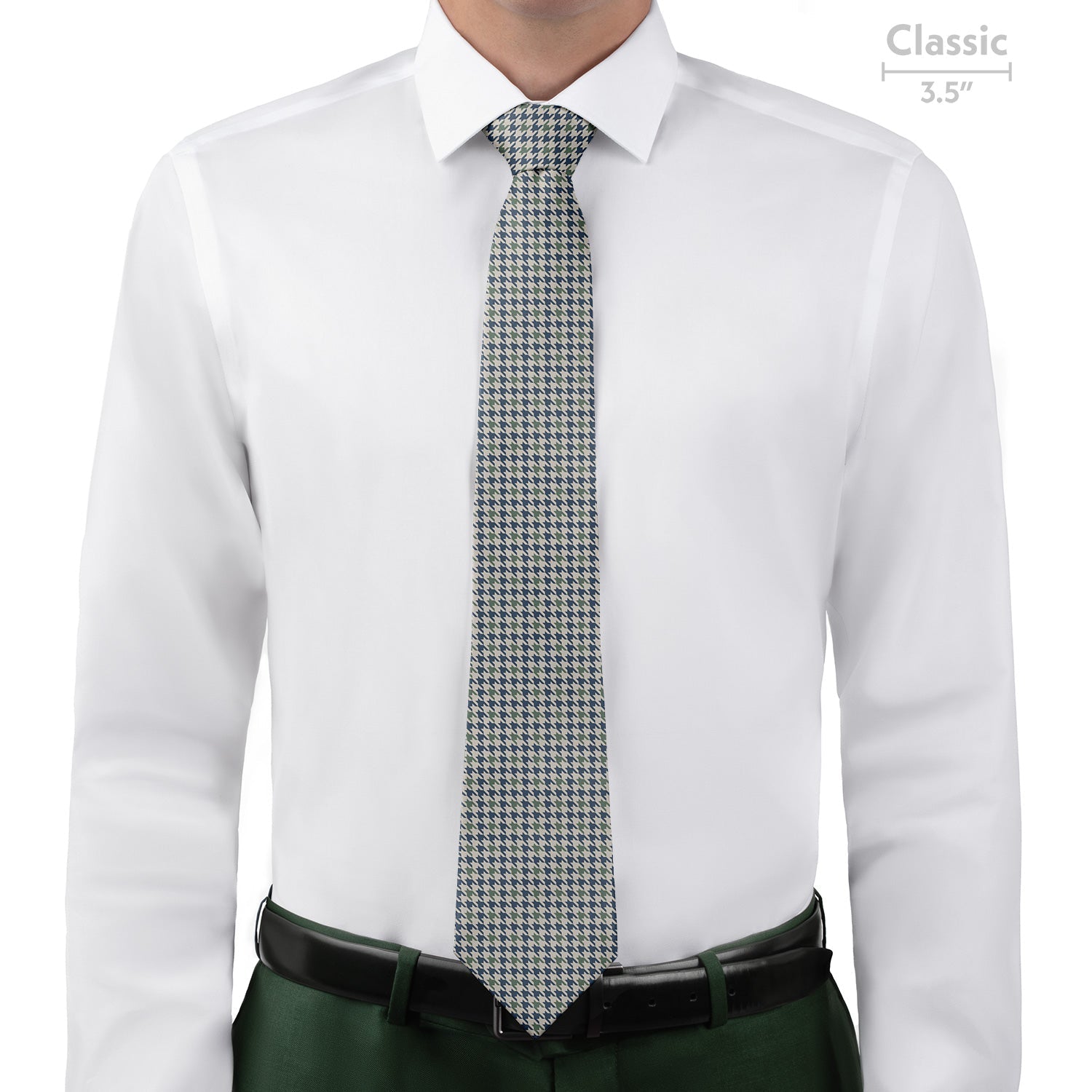 Houndstooth Necktie - Classic - Knotty Tie Co.