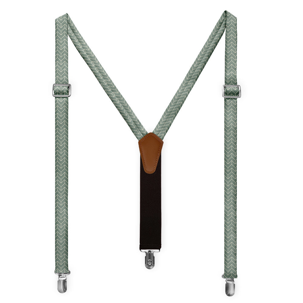 Howard Subway Suspenders - Full Front View - Knotty Tie Co.