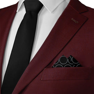 Humboldt Dots Pocket Square - Matching Necktie- Knotty Tie Co.