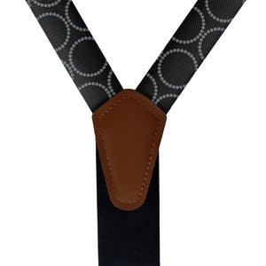 Humboldt Dots Suspenders - Vegan Leather Y-Back - Knotty Tie Co.