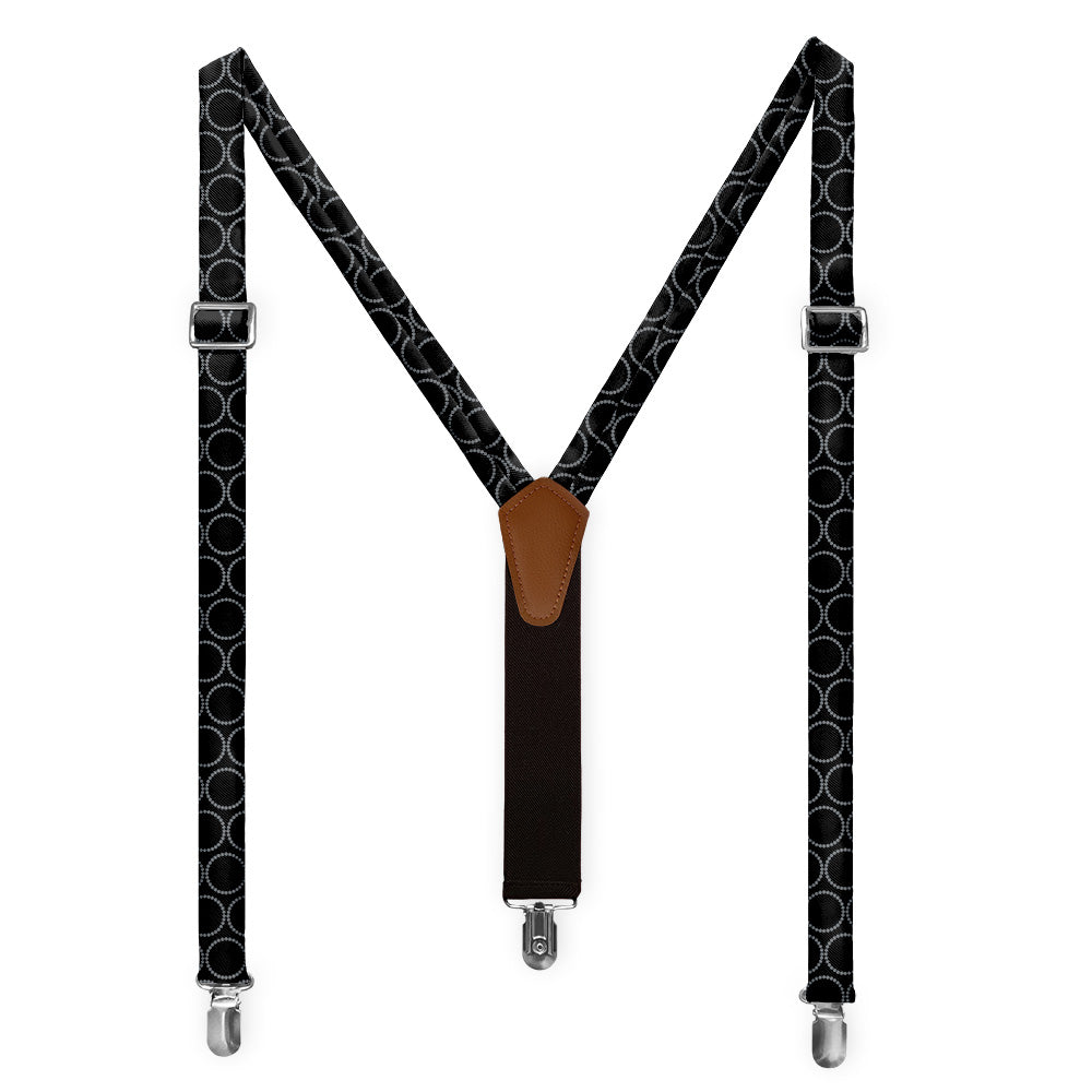 Humboldt Dots Suspenders - Full Front View - Knotty Tie Co.