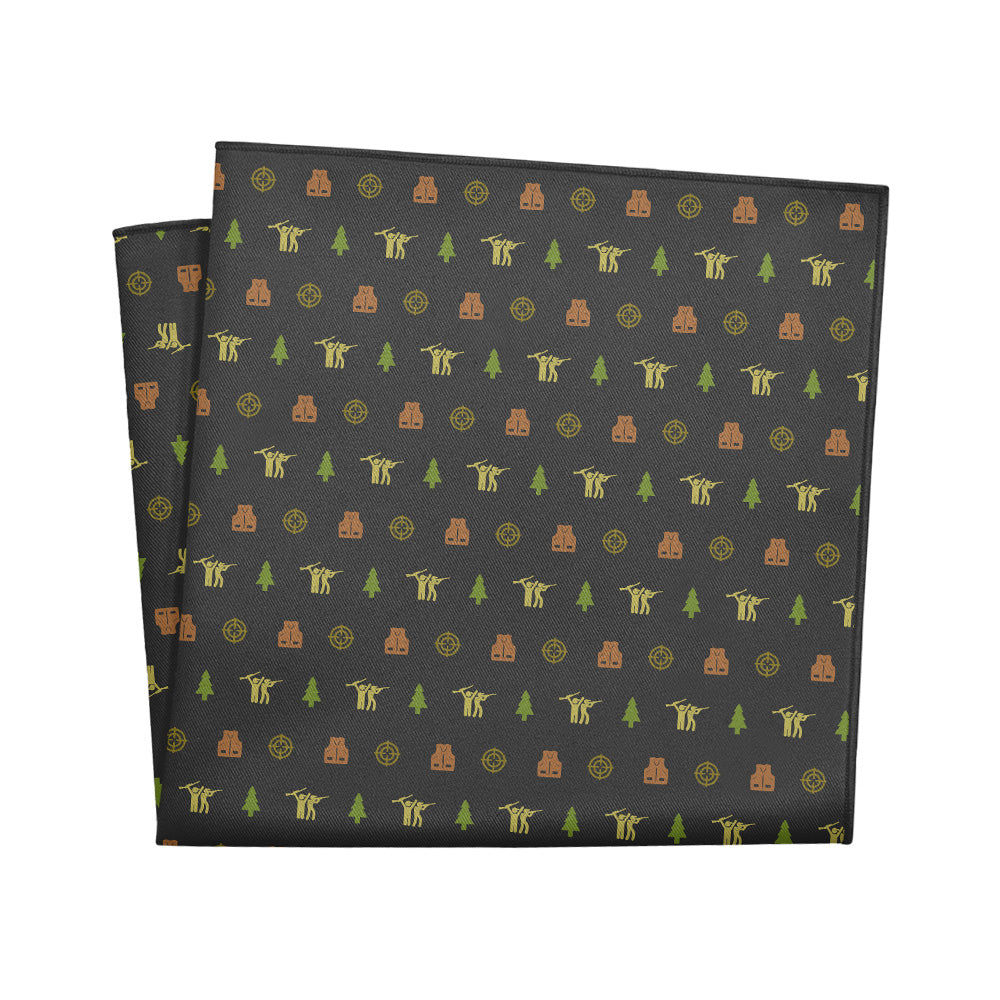 Hunting With Friends Pocket Square - 12" Square - Knotty Tie Co.