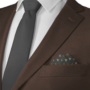 Hunting With Friends Pocket Square - Matching Necktie- Knotty Tie Co.